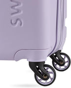 SwissGear 7366 Signature Hardside Expandable Luggage with Spinner Wheels, TSA Lock, Cup-Holder, Evening Haze, 3-Piece Set (19/23/27)