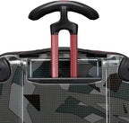Traveler's Choice Maxporter II Polycarbonate Hardside Trunk with Spinner Wheels, Gray Camo, 22-Inch Carry-on Luggage
