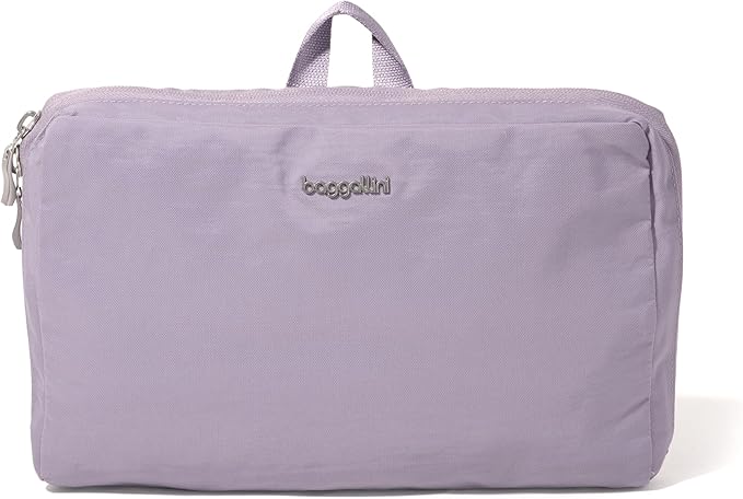 Baggallini Carryall Expandable Lightweight Travel Tote 22" Packable Folding Compact Nylon Washable Weekender w/Luggage Sleeve