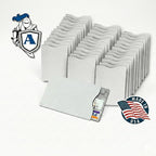 100x BULK LOT RFID Blocking Sleeves Credit Card Protectors 100% MADE IN USA - Anti-theft for Travel wallet, purse. ArmorShield Your Identity