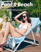 Genovega 6 Packs Oversized Turkish Beach Towel 74"x38" Thin Quick Dry Sand Free Pool Swim Towels Large XL Adult Clearance Blanket Travel Vacation Accessories Essentials Mulite Deep Blue Dot