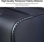 Hanke Luggage Sets 2 Piece Softside Expandable Luggage With Spinner Wheels TSA Lock,Travel Luggage Rolling Suitcase Checked Luggage Black(20/28)