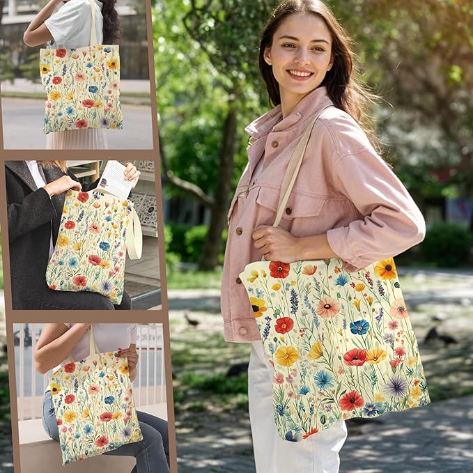 ANNA QUEEN Cat Tote Bag Shoulder Bag Handle Bag for Gym Yoga Picnic Beach Kitchen Reusable