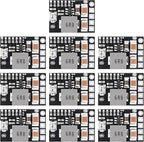 DROK DC 12V to 5V Buck Converter, 10pcs Mini Voltage Regulator Board DC 4.5-20V 12V 9V Step Down to 1-16V 5V Reducer 3A Fixed Adjustable Volt Output Transformer Power Supply Stabilizer Module