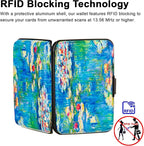 Credit Card Holder Small RFID Blocking Wallet Business Metal Slim Mini Aluminum Hard Case for Women Men