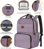 MATEIN Laptop Backpack with Lunch Box, Insulated Women Backpacks with Cooler Compartment, Fits 15.6 inch Laptop Water Resistent Tote Food Bag for College Beach Camping Picnics Hiking