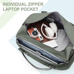 HYC00 Travel Duffel Bag,Carry-on Overnight Weekender Bags for Women,Sports Tote Gym Bag with Wet Pocket