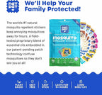 NATPAT BuzzPatch Mosquito Patch Stickers for Kids - All Natural, Plant Based Ingredients, Non-Toxic, DEET Free, Citronella Insect Patches, for Toddlers, Babies, Children (2 Pack, 96 Units)