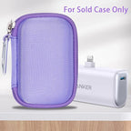 khanka Hard Travel Case Replacement with Anker 621 Nano Power Bank,5,000mAh Portable Charger,Case Only (Purple)