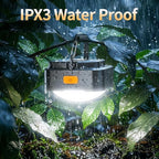 FLY2SKY Rechargeable Camping Lights 2000 mAh Tent Lights Portable LED Camping Lantern Survival Gear Essentials Camping Accessories for Hiking Backpacking Fishing Hurricane Emergency Power Outage（1PCS）