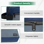 Carbrea Travel Toiletry Bag - Small Toiletry Bag for Men Skincare Bag for Toiletries Accessories Gifts - Navy Blue