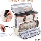 BAGSPRITE Travel Coffee Maker Carrying Case for Keurig K-Mini Plus & K-Slim – Portable Single Serve Coffee Machine Storage Bag with Accessories Space, Coffe Maker Travel Bag