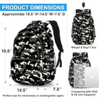 rickyh style Lightweight Elementary Durable Backpack Student Kids Waterproof Backpack