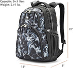 High Sierra Swerve Laptop Backpack, Black Steam/Black, One Size