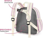 STEAMEDBUN Corduroy Toddler Backpack for Girls 2-4: Kids backpack for Boys Girls - 12 inch Preschool Kindergarten Backpacks - Stripe