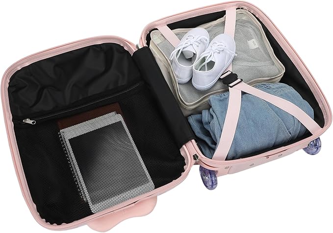 Bioworld Super Mario Brothers Princess Peach Kids' 16.5" Wheeled Luggage
