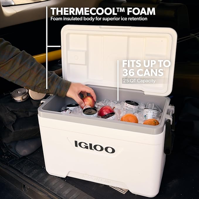 Igloo Marine Cooler | Insulated Hard Shell Ice Chest |Great for Fishing, Camping, Boating, & More
