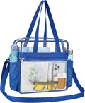 USPECLARE Clear Bag for Stadium Events,Transparent Bag for Work Sports Games Concerts Travel Gym