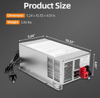 𝐔𝐩𝐠𝐫𝐚𝐝𝐞 WF-9865-AD 65 Amp RV Power Converter Charger, Replace for RV Camper WF-9800 Series, WF-9865, WF-9865-AD, for Lead-Acid/Lithium Battery Three-Stage Charge Rv Converter 65 Amp
