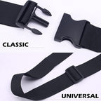 Ultra Long Heavy Duty Luggage Straps for Suitcases/Uprights/Duffels/Bags, 79" Adjustable Travel Packing Belts for Cargo Safety, Sturdy Baggage Strap Belts Multi-Pack