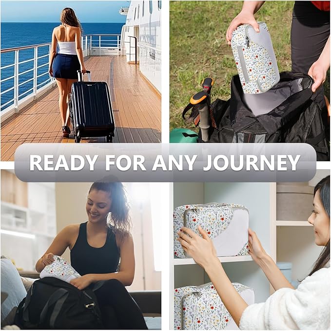 8 Set Packing Cubes for Travel, Gifts for Women Mom,Anti-Tearing Suitcase Organizer,OlarHike Vacation Essentials & Accessories for Cruise Ship