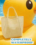 Beach Tote Bag for Women – Waterproof Mesh Tote Bag, Large Capacity Sandproof Beach Bags for Travel