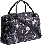 ESVAN Travel Tote Duffel Gym Bag,Weekender Overnight Carry-on Tote Crossbody Bag with Wet Pocket and Trolley Sleeve Upgraded