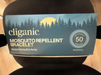 Cliganic 50 Pack Mosquito Repellent Bracelets for Adults & Kids - Natural DEET-Free Bands, Individually Wrapped