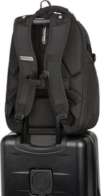 SwissGear Endure ScanSmart 17" Laptop Backpack – Reflective Tech Backpack with ScanSmart Compartment – Multiple Organizer Pockets – Black