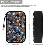 Soccer Travel Cord Organizer Cases Electronics Organizers Travel Case Large Tech Pouch Storage Bag Travel Bag Cable Organizer fits Phone Earphone Charger SD Card