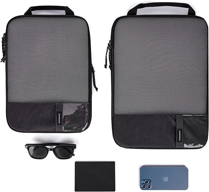 BAGSMART 6 Set /4 Set/2 Set Compression Packing Cubes for Travel, Lightweight Luggage Organizer Bags, Durable Space Saver Bags Travel Essentials
