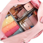 PACKISM Clear Toiletry Bag - 3 Pack TSA Approved Toiletry Bag Quart Size Bag, Travel Makeup Cosmetic Bag for Women Men, Carry on Airport Airline Compliant Bag, Black-Blue-White