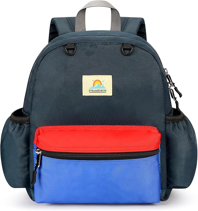 STEAMEDBUN Toddler Backpack for Boys 2-4: Kids Backpack Boys Girls - Preschool Kindergarten Daycare Backpacks - 12 inch