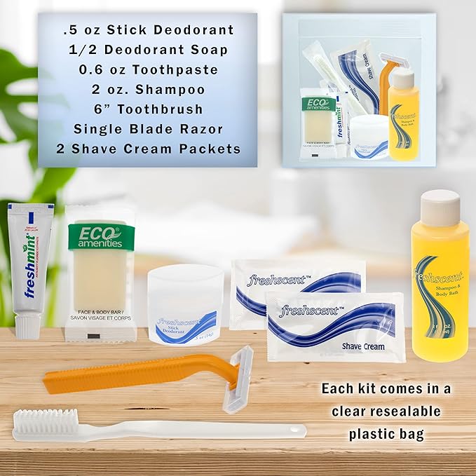 Bulk Case of 12 Backpacks, 12 Winter Item Sets, 12 Hygiene Kits - Hygiene Kits and Clothing for Emergencies, Homeless, Charity