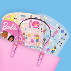 Horizon Group USA Barbie Puffy Sticker Playset, 75 Reusable Stickers, 2-Sided Beach Play Scene, Travel-Friendly, Ages 3+