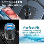 [Apple MFi Certified] iPhone Fast Car Charger, Braveridge 2Pack 4.8A Dual USB Car Power Cigarette Lighter USB Car Carplay Charger with Lightning Braided Cable for iPhone 14 13 12 11 Pro XS XR X 8 iPad