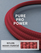 USB C Cable 10FT, 2Pack USB A to USB C Charger Cable, Type C Cable 3A Fast Charging Upgraded Extra Durable Braided USBC Cord Compatible with iPhone 17/16 15 Pro Max/Samsung Galaxy S23 and More-Red