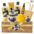 15Pcs Spa Kit Gifts for Women - skincare Bath and Body Spa Gift Basket for Women with Purse Handbag | Relaxing Care Kit Orchid Jasmine Mothers Day Gifts for Mom Gift Baskets for Anniversary