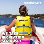 TRC Recreation Super Soft Child Life Jacket USCG Approved Vinyl Coated Foam Swim Vest for Kids Swimming Pool and Beach Gear