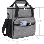 Coffee Maker Carring Bag for Keurig K-Mini/K-Mini Plus, Storage Tote Case for Travel, Grey