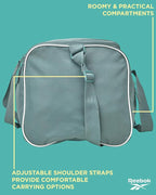 Reebok Duffle Bag - Lightweight Unisex Carry On Gym Bag - Travel and Sports Duffel Bags for Men and Women, Denver - Trellis