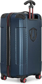 Traveler's Choice Maxporter II Polycarbonate Hardside Trunk with Spinner Wheels, Navy, 28-Inch Medium Trunk