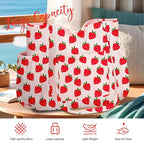 Corduroy Tote Bag for Women,Large Capacity Cute Tote Bags With 6 Pockets,Crossbody Shoulder Handbag for Work Travel Gym