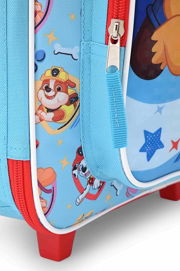 Fast Forward Paw Patrol Luggage 16" Soft Side Wheeled Pilot Case- Rolling Suitcase 16x12x5