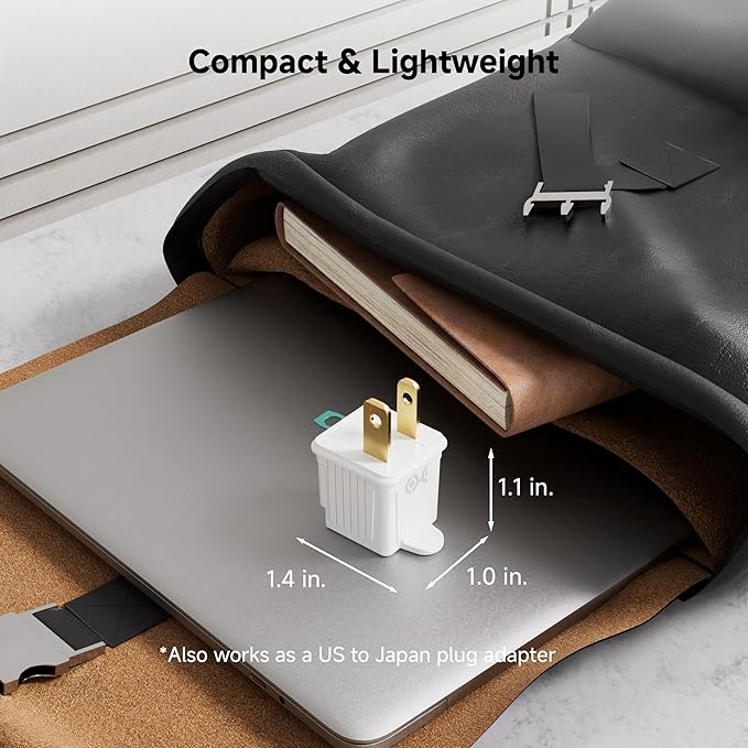 [ETL Listed] Cable Matters 3-Pack 2 Prong to 3 Prong Outlet Adapter, 3P to 2P Plug Adapter - Converts a 2Prong Outlet to Support 3Prong Plugs, White
