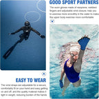 TAGVO Aquatic Gloves for Helping Upper Body Resistance, Webbed Swim Gloves Well Stitching, No Fading, Sizes for Men Women Adult Children Aquatic Fitness Water Resistance Training