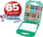 Crayola Pip-Squeaks Washable Marker Set (65ct), Coloring Set, Drawing Art Supplies for Kids, Spring Craft Kit, Travel Activity, Gifts for Kids