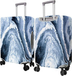 Travel Luggage Cover Suitcase Protector Fits 18-32 Inch Wheel Covers PatternedTravel Related Items Flower Luggage Protector Elastic M