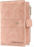 RFID Blocking Leather Passport Wallet Cover Case with Pen and Card Slots Travel Wallet for Women/Men Travel Must Haves Accessories