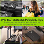 Untethered 4-Pack Luggage Tag Set | Durable Luggage Tags for Suitcases & Travel Bags | Bag Tag & Name ID Identifiers | Suitcase Tags for Easy Luggage Identification